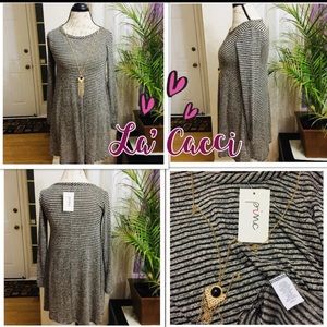 Women’s Top/Dress +Tassel Necklace